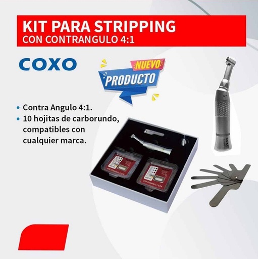 [13983] Kit para Stripping - Con contra Angulo 4:1 - COXO