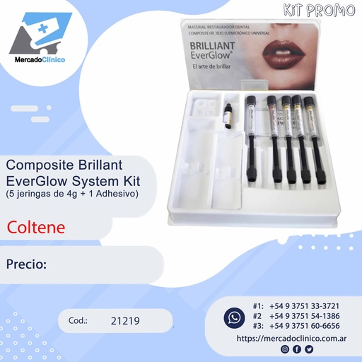 [21219] Composite Brilliant EverGlow - System Kit promo - Coltene