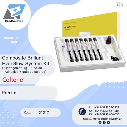 [21217] Composite Brilliant EverGlow - System Kit - Coltene