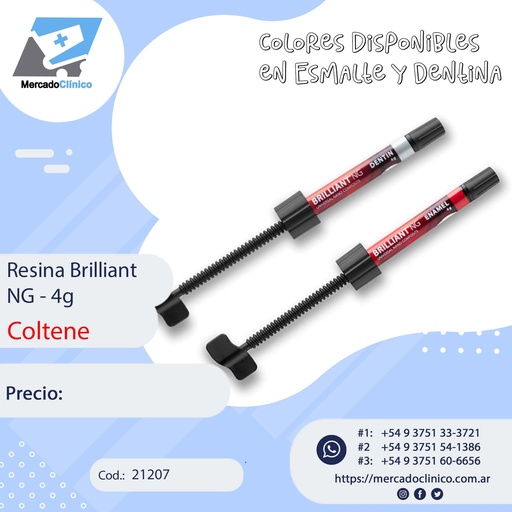 Resina Composite - Brilliant NG - 4g - Coltene