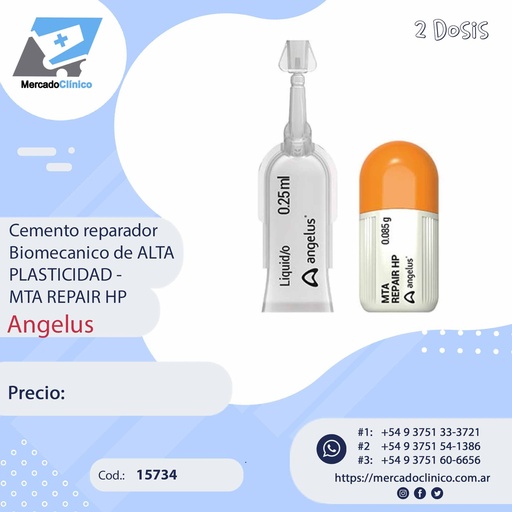 [15734] Cemento MTA REPAIR HP - biomecanico - ANGELUS