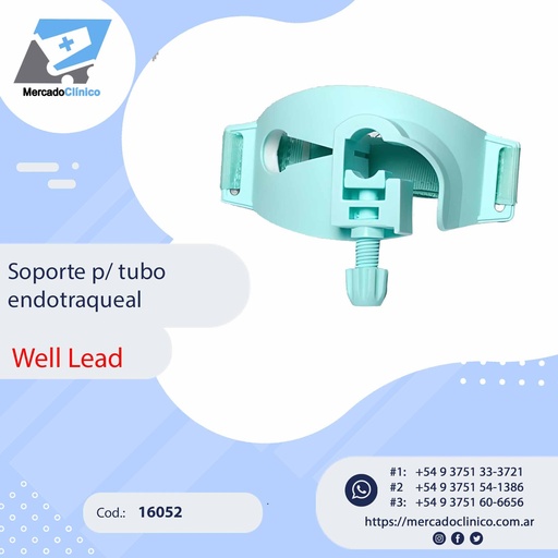[16062] Soporte p/ tubo endotraqueal - WELL LEAD