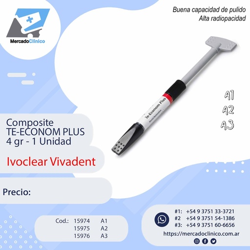 Composite TE-ECONOM PLUS - x4g - Ivoclear Vivadent