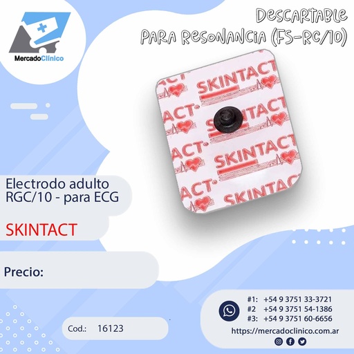 [16123] Electrodo adulto RGC/10 - para ECG - SKINTACT