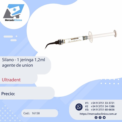 [16158] Silano - 1 jeringa 1,2ml agente de unión - Ultradent