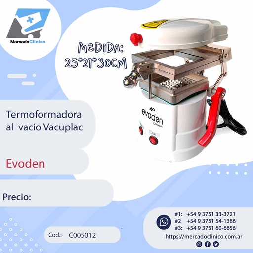 [C005012] Termoformadora al vacio Vacuplac- EVODEN