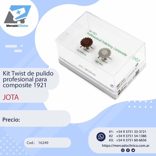 [16249] Kit Twist de pulido profesional para composite 1921 - JOTA